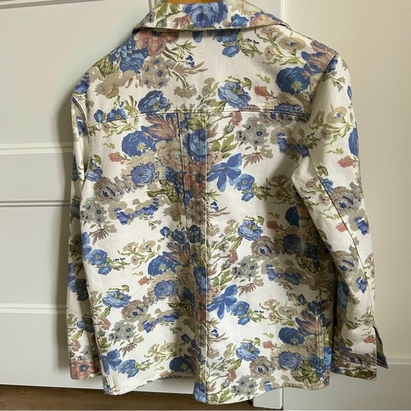 🇫🇷 Rare Sézane Will Jacket Floral - Picture 7 of 9